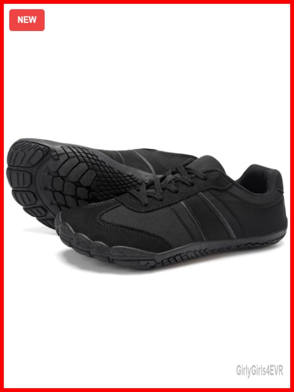 Women's Barefoot Trail Running Shoes, Zero Drop, Wide Toe, Non-Slip Rubber Sole